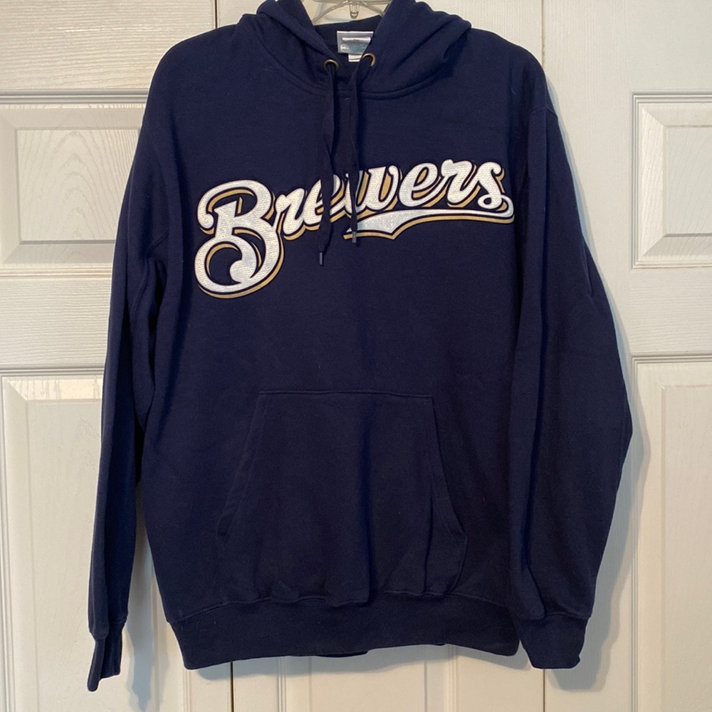 Milwaukee Brewers Hooded Sweatshirt - Medium